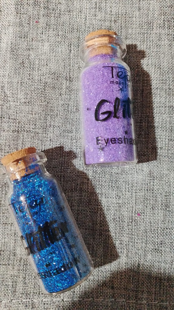 Teo glitter azul/lila