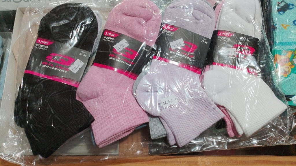Sox 3 pares sin costura