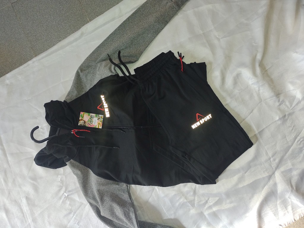 New Sport conjunto negro y gris