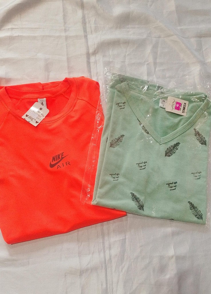 Nike Air remera naranja