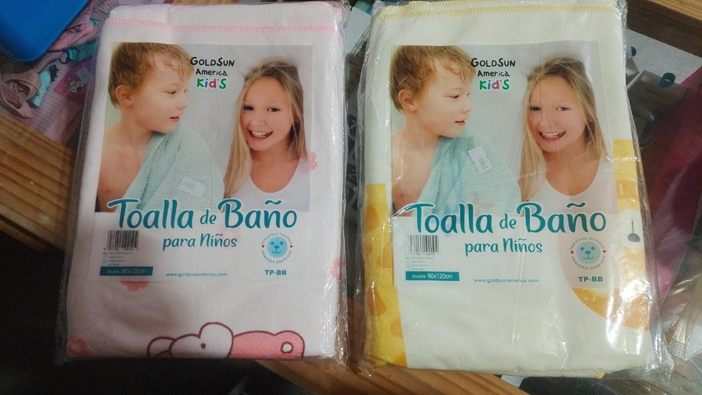 GoldSun toalla de baño infantil