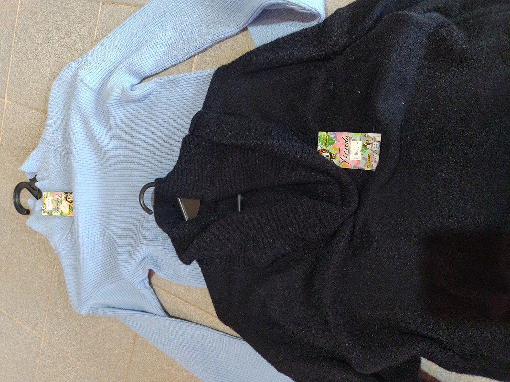 Sweater negro tejido