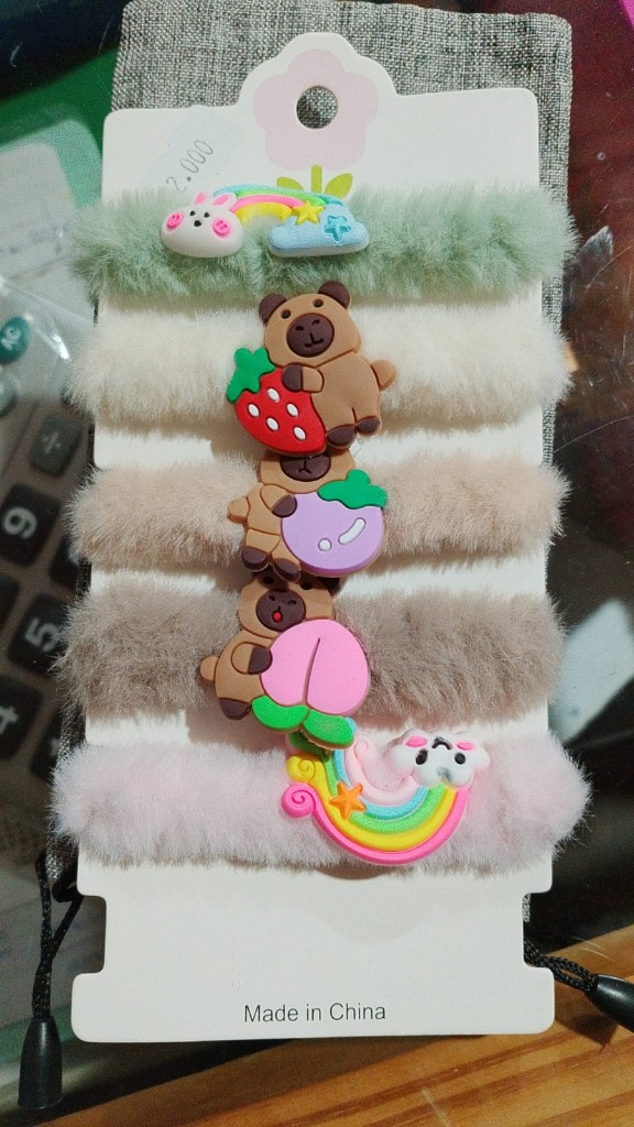 Set gomitas peluche pastel