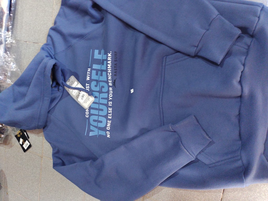 Rasta Surf buzo azul con capucha