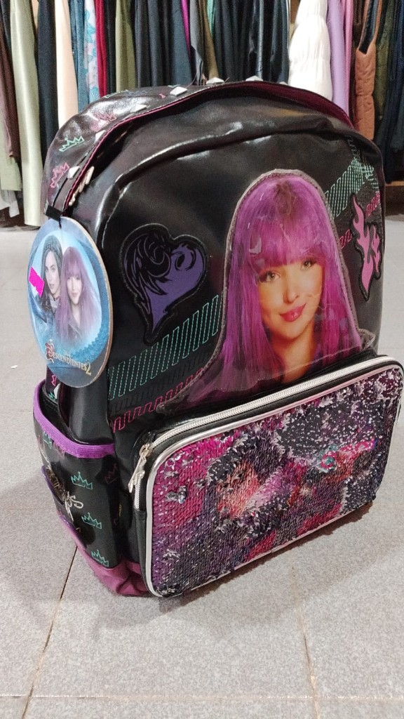 Mochila negra rosa Barbie