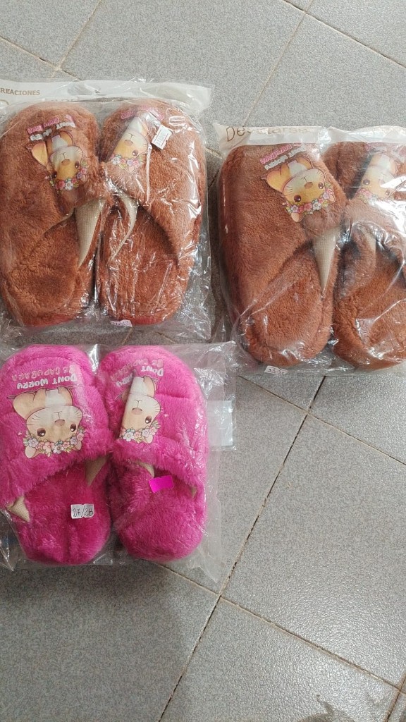 Pantuflas conejito marron