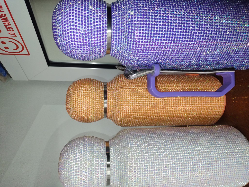 termo con  strass
