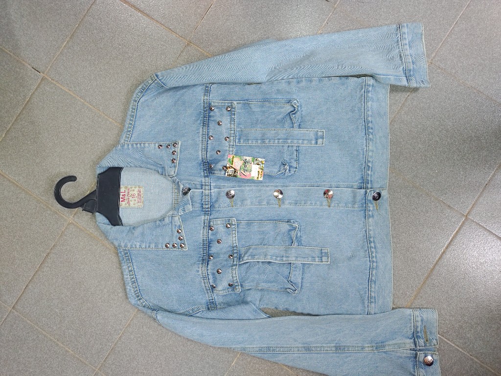 M&L campera de jean celeste
