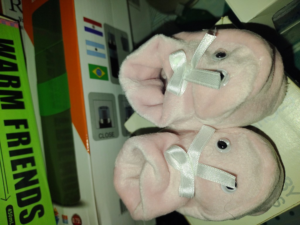 Botitas rosa bebé