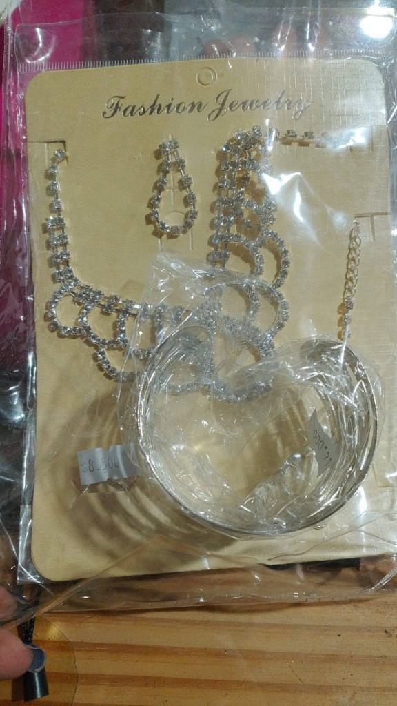 Fashion Jewelry set plateado