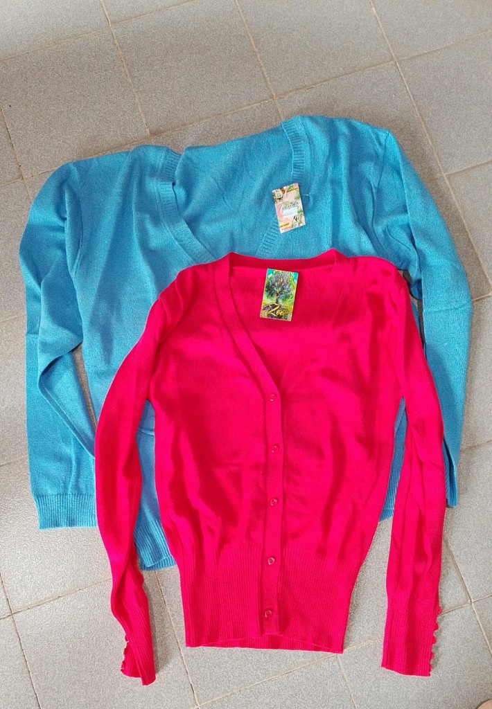 Cardigan mujer fucsia