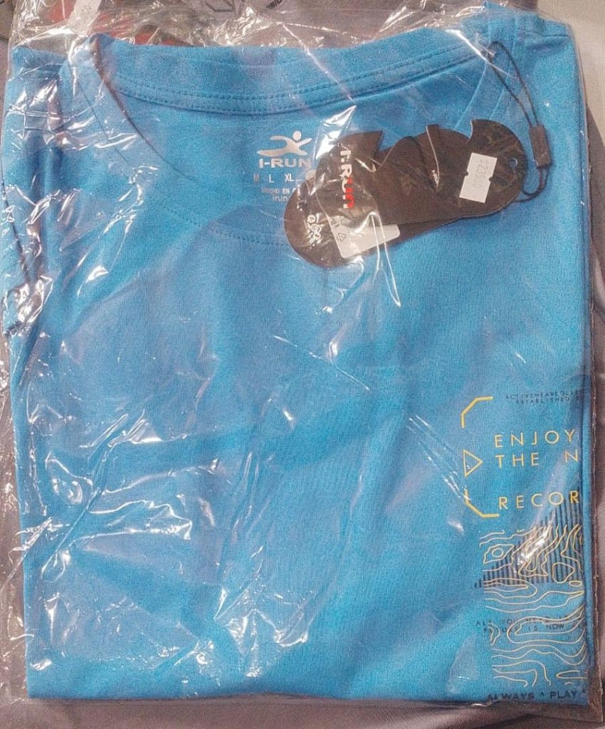 I-RUN remera deportiva azul