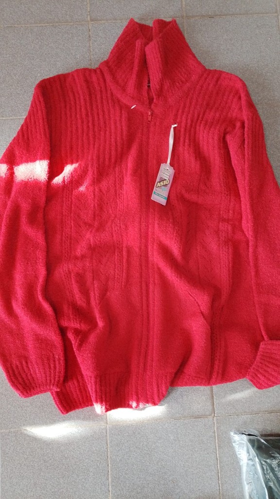 campera bugle rojo c/ cierre