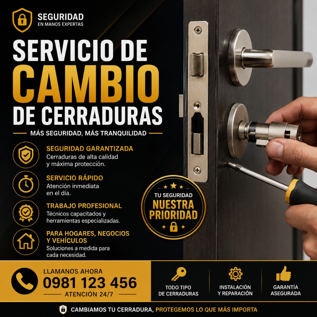 Servicio De Cambio De Cerradura