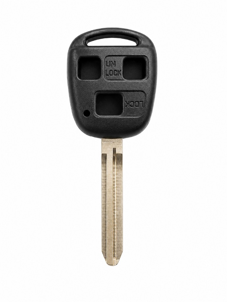 Carcasa Toyota 526 - 3 Botones Cuadrados