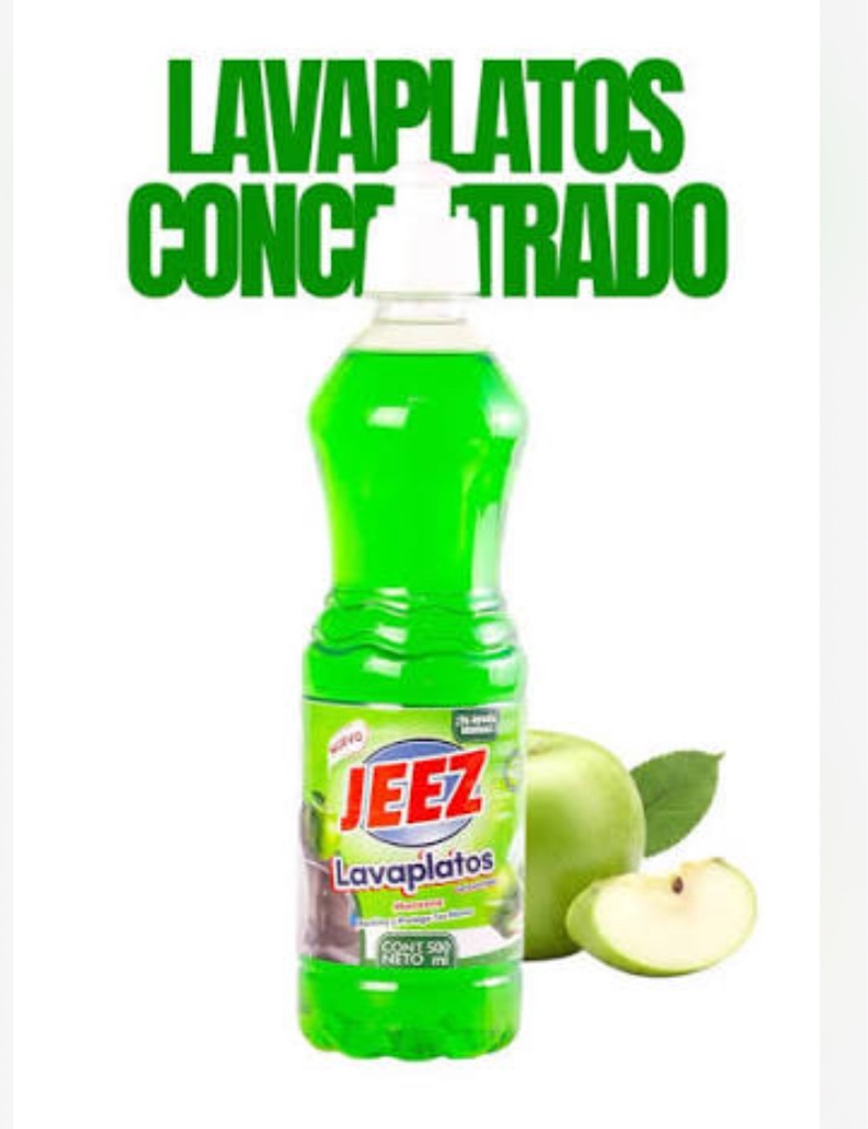 Lavaplatos liquido Jeez 500ml