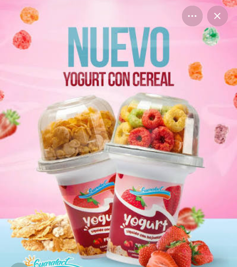 Yogurt con cereal guaralac
