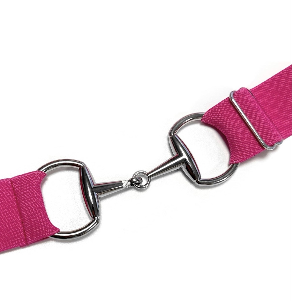 Correa Elastica de bocado .. Fuscia