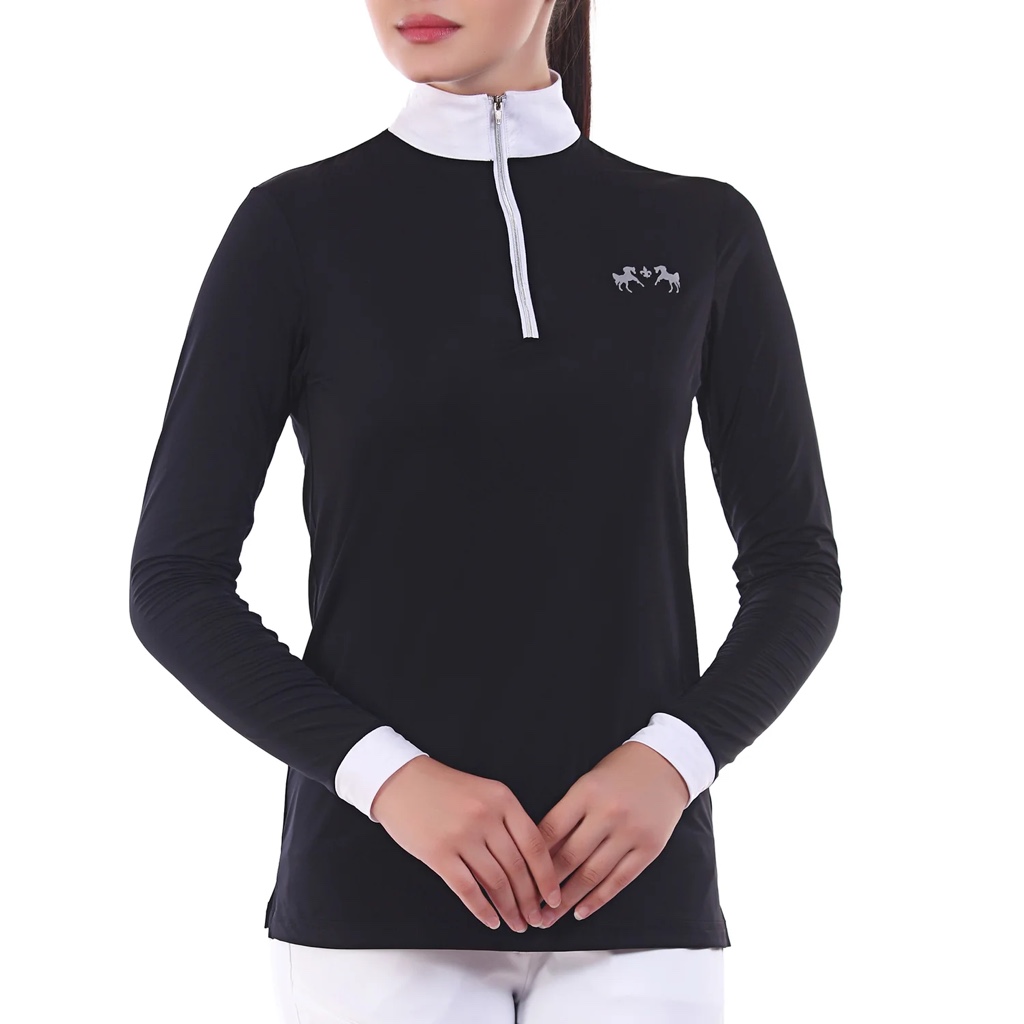 Camisa Dama EC Icefill sun . Manga larga . Black
