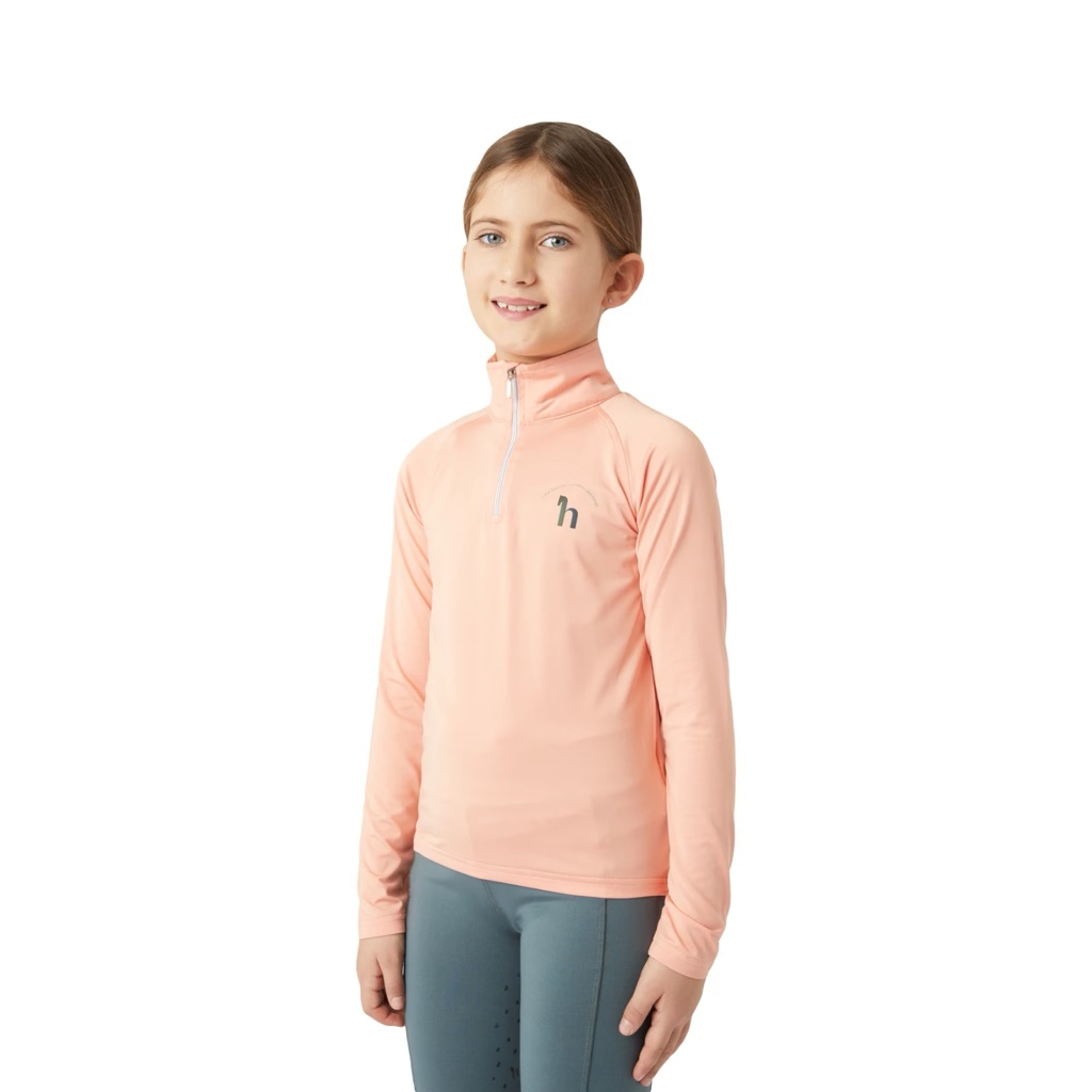 Camisa Kids Lola Horze . Anaranjado manga larga