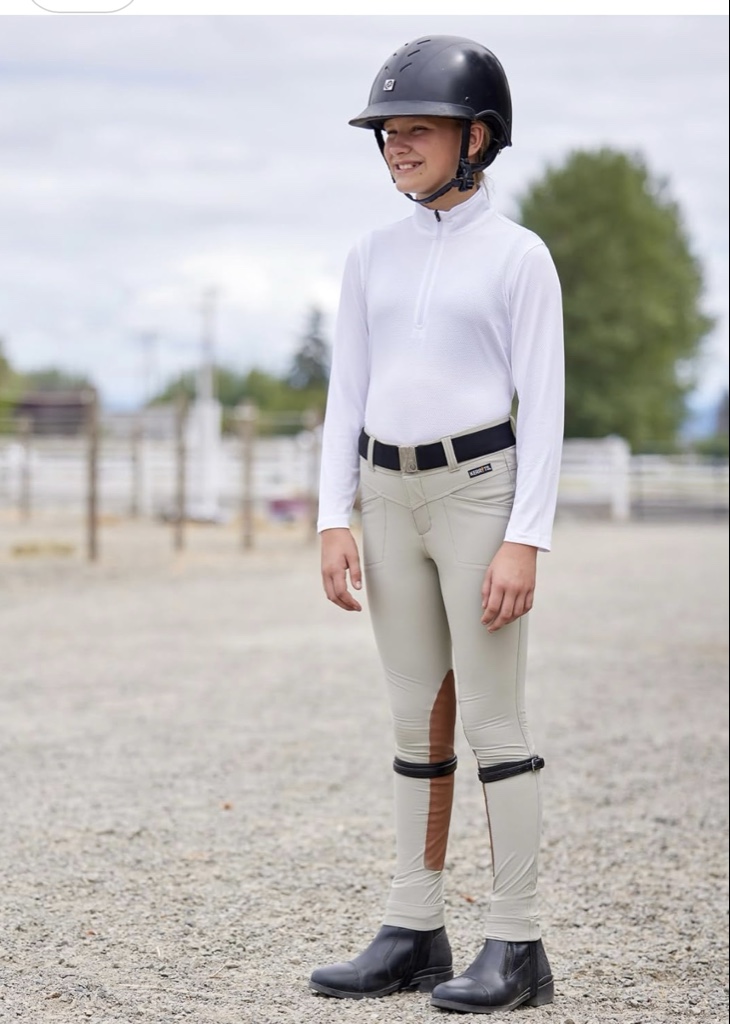 Camisa niña Ice fil Kerrits . Blanca