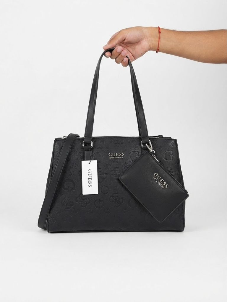 Bolso Mediano Guess Negro