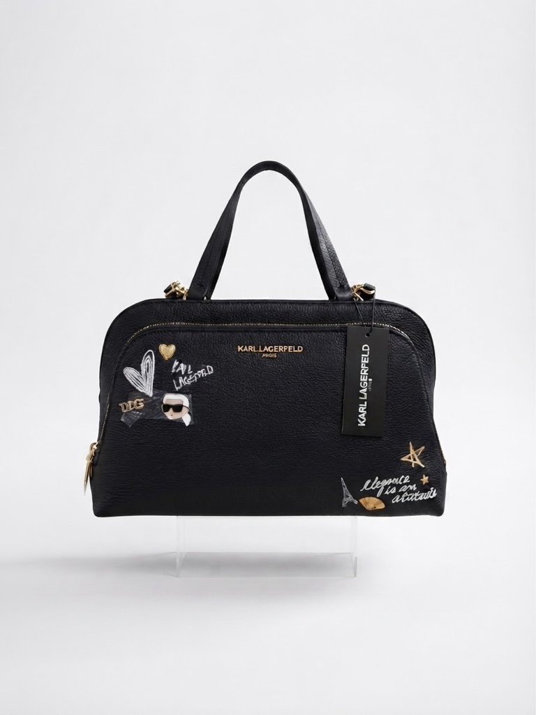 Bolso Mediano KARL LAGERFELD Negro