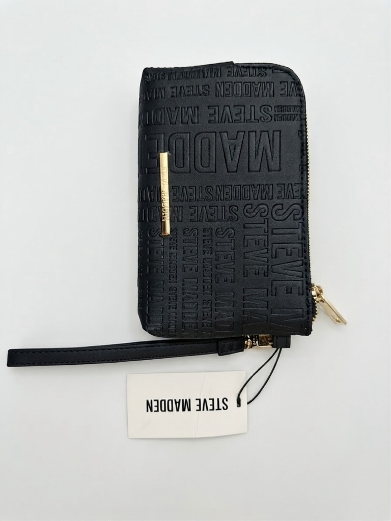 Cosmetiquera Steve Madden Negra Nuevo