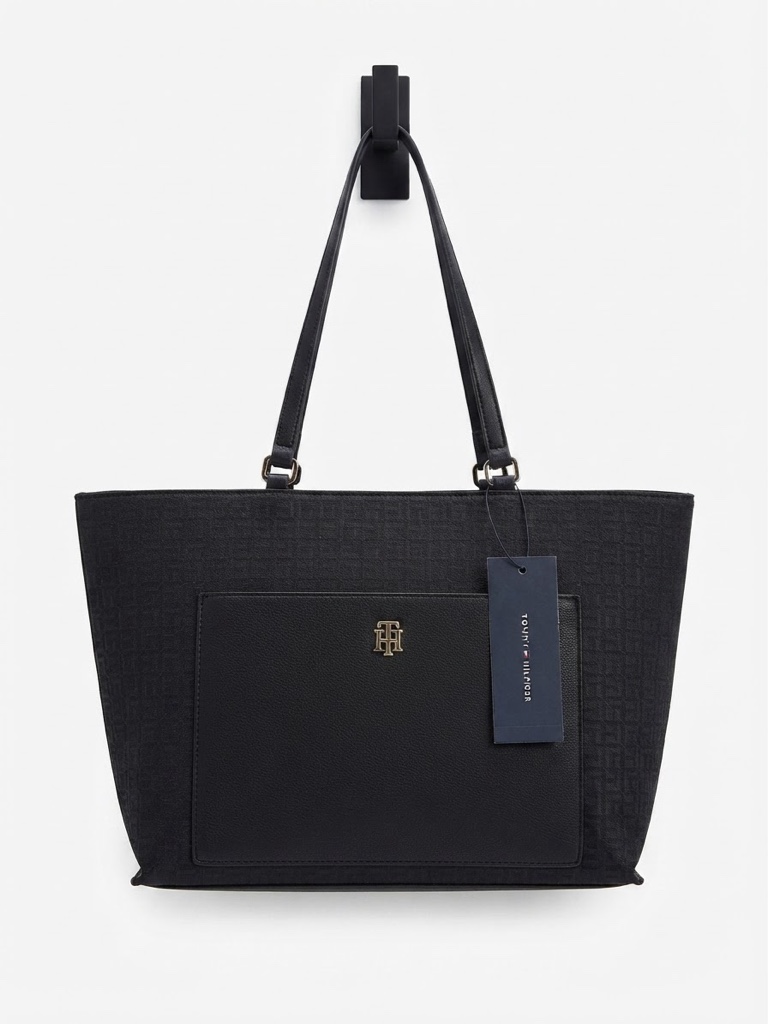 Bolso Tommy Hilfiger Negro en Tela