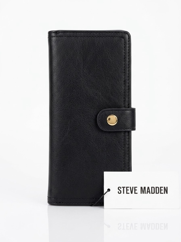 Billetera Steve Madden Negra Original