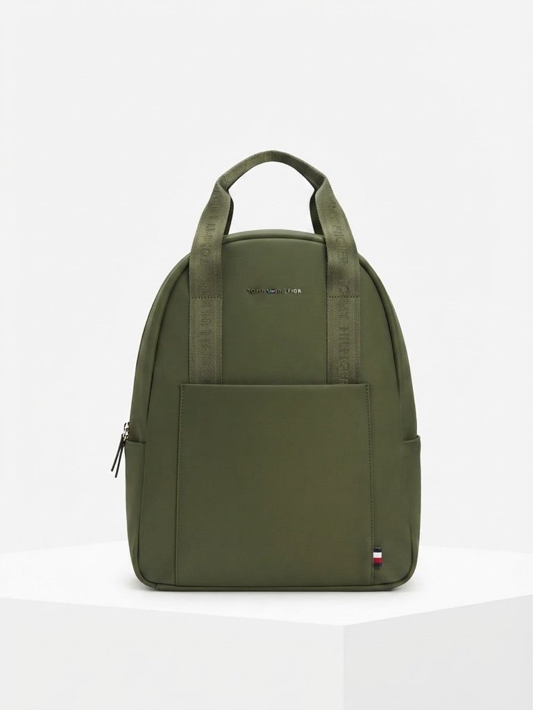 Morral Tommy Hilfiger Verde Militar Original