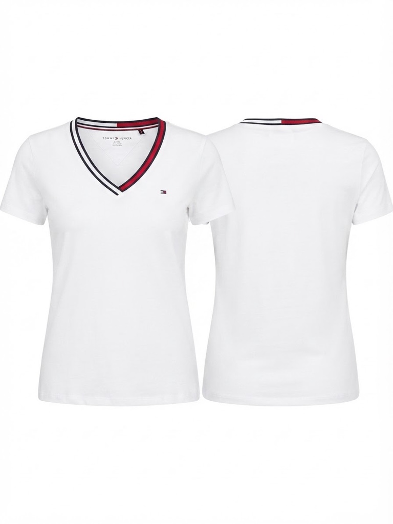 Camiseta Dama Cuellos V Tommy Hilfiger