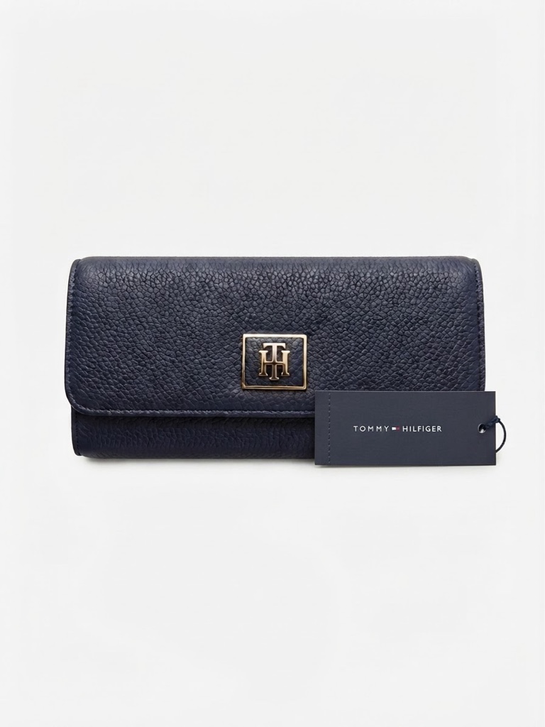 Billetera Tommy Hilfiger Azul Oscura Original