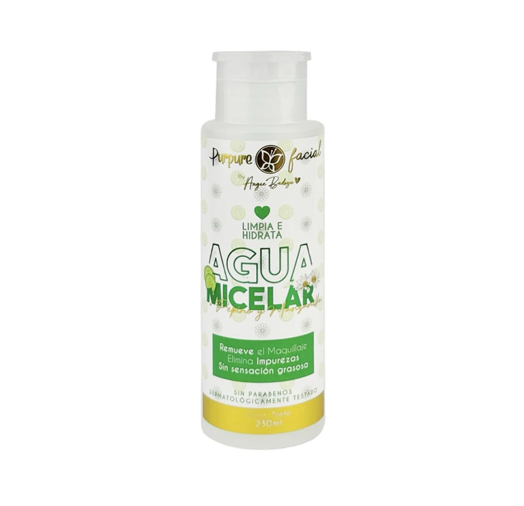 Agua Micelar Pepino + Manzanilla Purpure