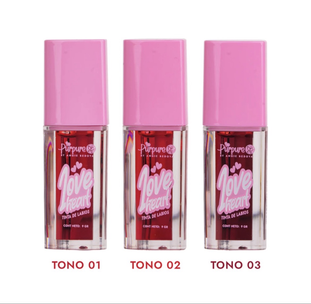 Tinta De Labios Love Heart Purpure