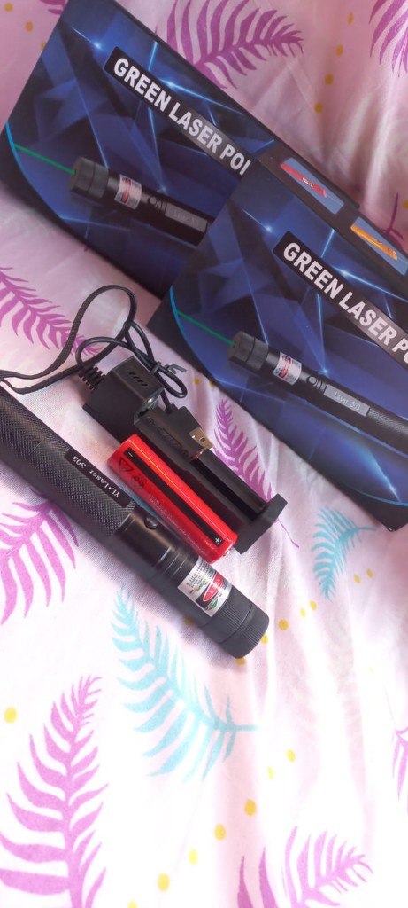 Laser verde recargable
