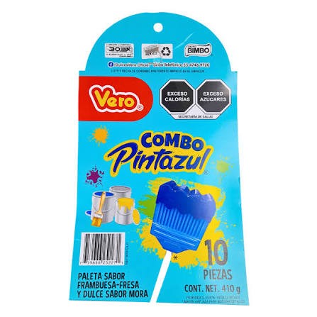 Vero Combo Pinta Azul 10 Und