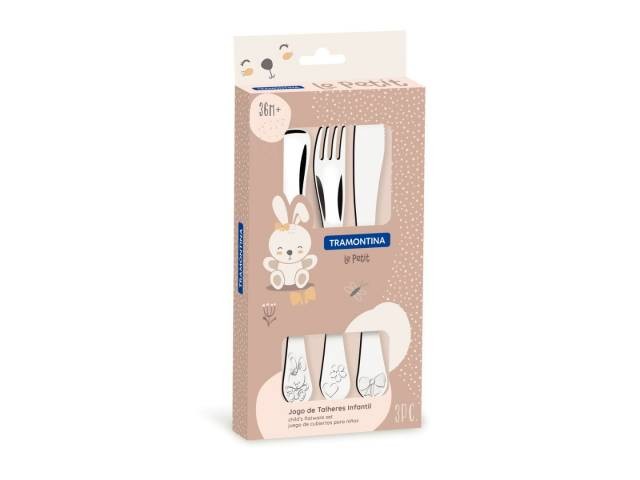Juego de cubiertos Tramontina para niño 3 pcs