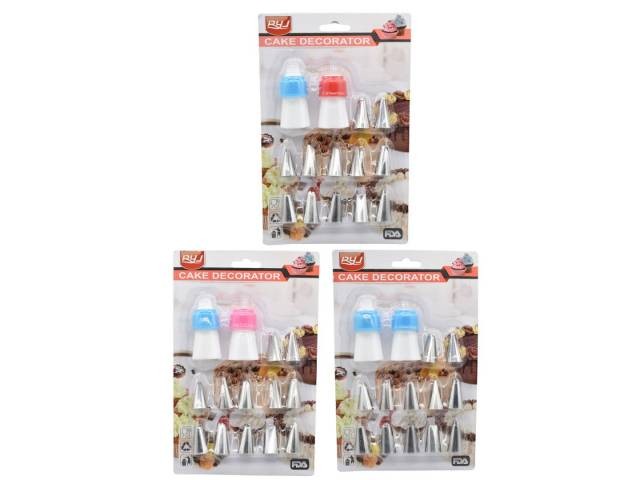 Decorador tortas 14pcs 15x23cm