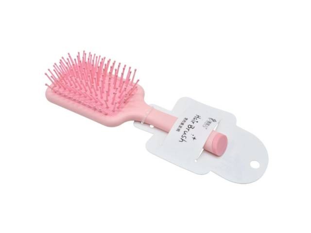 Cepillo de pelo rosado pastel 20cm
