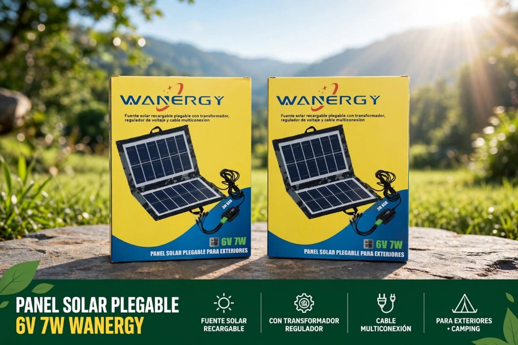 F. Solar recargable WANERGY