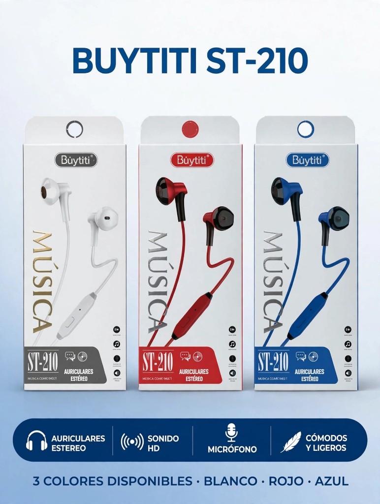 Auriculares estereo