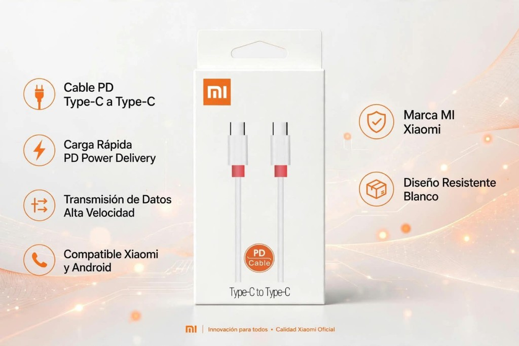 Cable XIAOMI tipo C