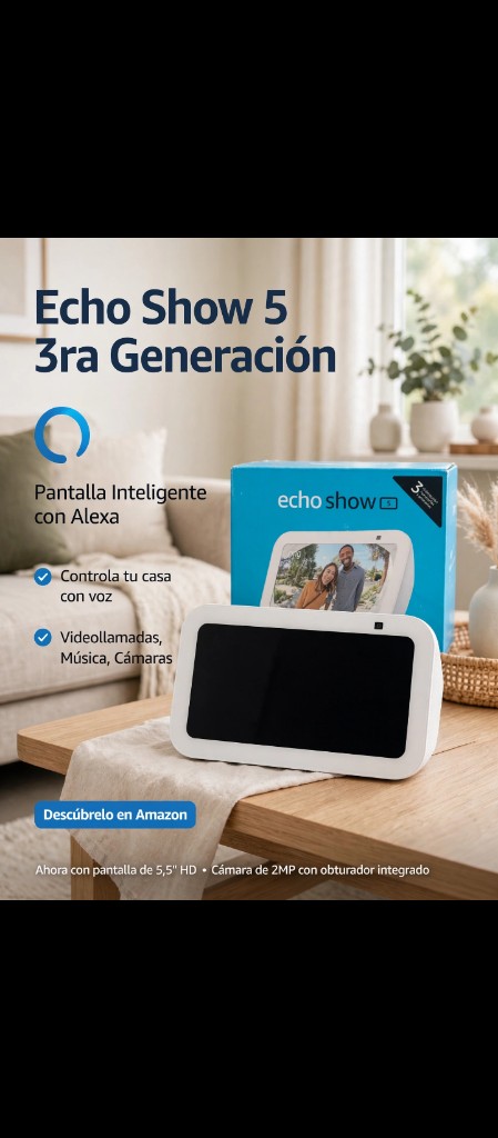 Alexa 3 generación E pantalla