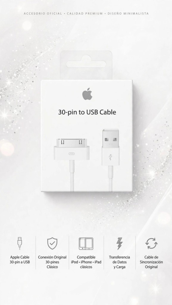 Cable IPAD USB 1 metro
