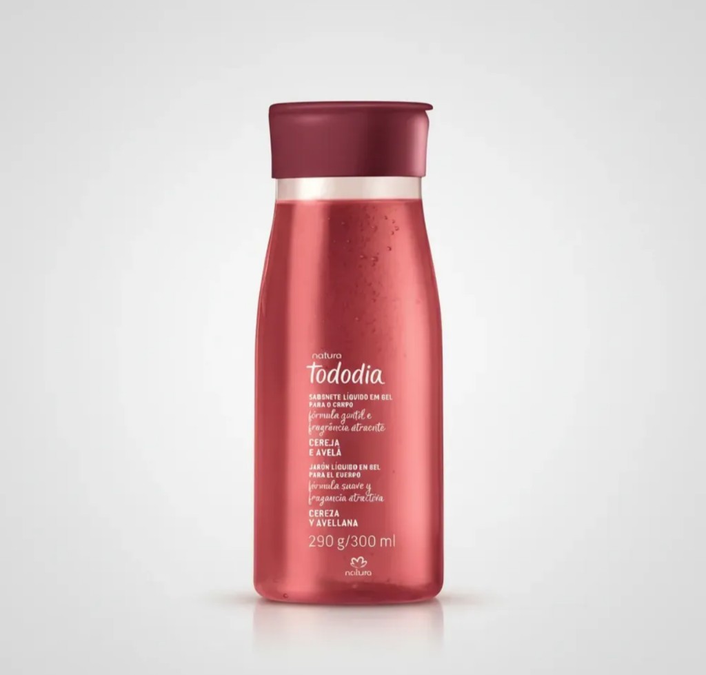 Natura Tododia Sabonete Líquido Cereja e Avelã 300ml