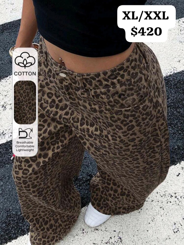 Pantalon leopardo XL/XXL