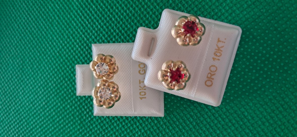 Orquídeas oro 10k