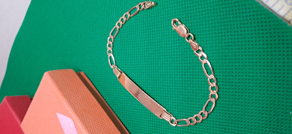 Esclava oro 14k italiana