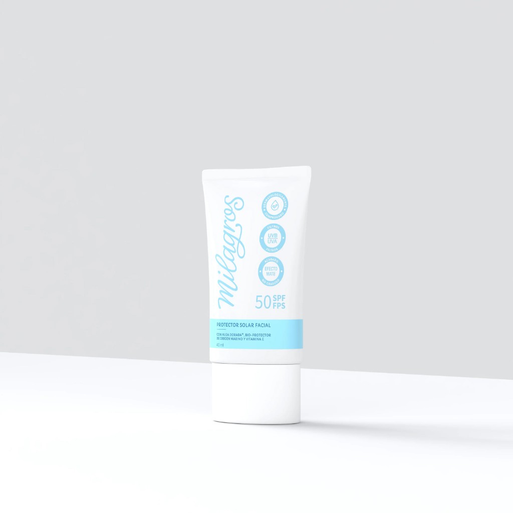 Protector solar facial FPS 50 sin color